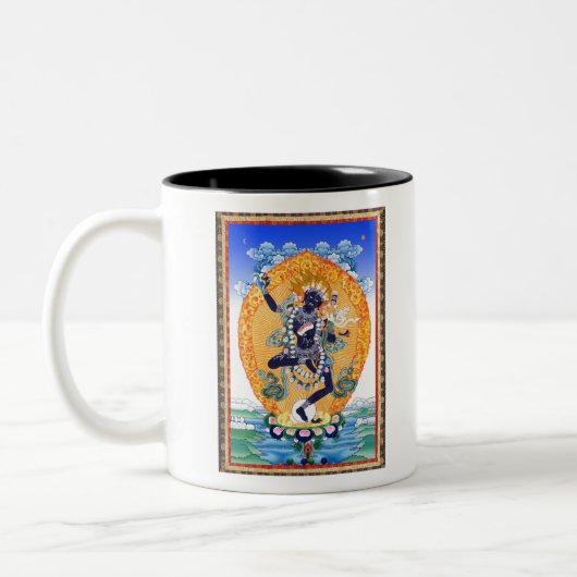 Tibetaner Thangka Vajravarahi Nairatmya Zweifarbige Tasse (Links)