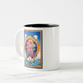 Tibetaner Thangka Vajravarahi Zweifarbige Tasse (Vorderseite Links)