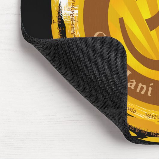 Tibetanische Beschwörungsformel mit Om-Symbol Mousepad (Ecke)