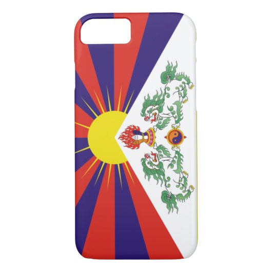 Tibetanische Flagge Case-Mate iPhone Hülle (Rückseite)