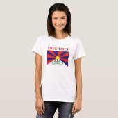 Tibetanische Flagge, FREIES TIBET T-Shirt (Vorne ganz)