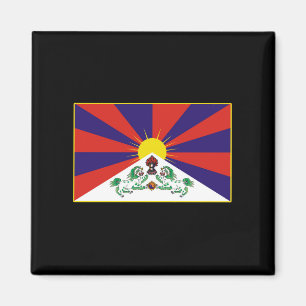 Tibetanische Flaggen-T - Shirts und Geschenke Magnet