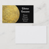 Tibetanische Gebets-Klingel Visitenkarte (Vorne/Hinten)