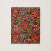 Tibetanische Mandala Puzzle (Vertikal)