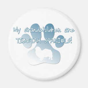 Tibetanische Spaniel-Enkelkinder Magnet