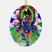 Tibetanischer Buddhismus buddhistisches Thangka Keramikornament (Rechts)