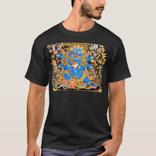 Tibetanischer buddhistischer Kunst-Druck T-Shirt (Vorderseite)