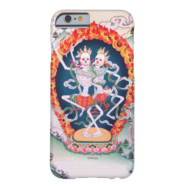 Tibetanischer buddhistischer Kunst iPhone 6 Fall Case-Mate iPhone Hülle (Rückseite)