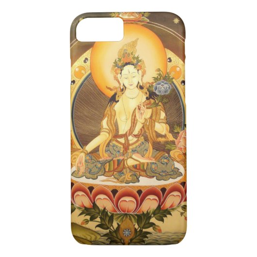 Tibetanischer buddhistischer Kunst iPhone 7 Fall Case-Mate iPhone Hülle (Rückseite)