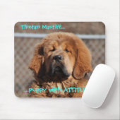 Tibetanischer Mastiff-Haltung Mousepad (Mit Mouse)