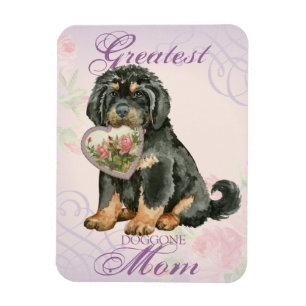 Tibetanischer Mastiff-Herz-Mama Magnet