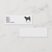 Tibetanischer Mastiff Mini Visitenkarte (Vorne/Hinten)