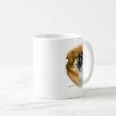 Tibetanischer Spaniel Kaffeetasse (VorderseiteRechts)