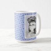 Tibetanischer Terrier-Malerei - niedliche Kaffeetasse (VorderseiteRechts)