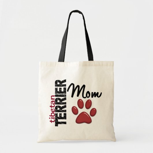 Tibetanischer Terrier-Mama 2 Tragetasche (Vorne)