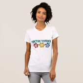 TIBETANISCHER TERRIER Mama-Tatzen-Druck 1 T-Shirt (Vorne ganz)