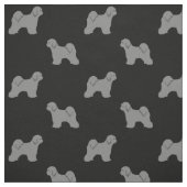 Tibetanischer Terrier-Silhouette-Muster Stoff (Muster)