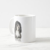 Tibetanischer Terrier-Tasse Kaffeetasse (Vorderseite Links)