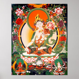 Tibetanisches buddhistisches Kunst-Plakat Poster