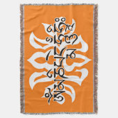 Tibetanisches geistiges Ni des Zuhause-Decor/Om MA Decke (Vorderseite Vertikal)