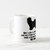 Tibetanisches Terrier Kaffeetasse (Vorderseite Links)