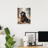 Tibeter Mastiff Dog Art Print Poster (Heimbüro)