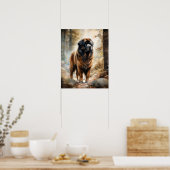 Tibeter Mastiff Dog Art Print Poster (Küche)