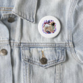 Tibeter Spaniel Patriot Button (Beispiel)
