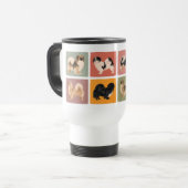 Tibeter Spaniel Travel Mug Reisebecher (Vorderseite Links)