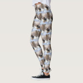Tibeter Terrier Let It Snow Weihnachten Leggings (Links)