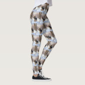 Tibeter Terrier Let It Snow Weihnachten Leggings (Rechts)