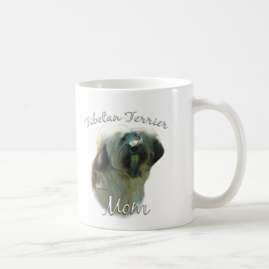 Tibeter Terrier Mama 2 Kaffeetasse (Rechts)