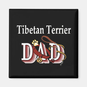 Tibeter Terrier Papa Magnet