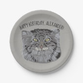 Tibeterkatze Personalisierten Party Teller (Vorderseite)