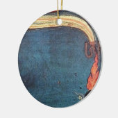 tibetisch-buddhistische Darstellung des Tummos Keramik Ornament (Links)