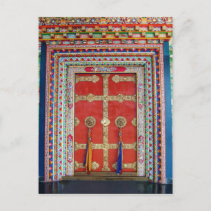 Tibetisch-buddhistische Klosterarchitektur Bir Ind Postkarte