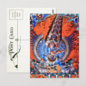 tibetisch-buddhistische Kunst (Chemckok Heruka) Postkarte (Vorne/Hinten)