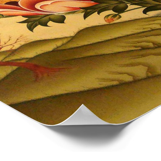 tibetisch-buddhistische Kunst Poster (Ecke)