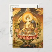 tibetisch-buddhistische Kunstpostkarte Postkarte (Vorne/Hinten)