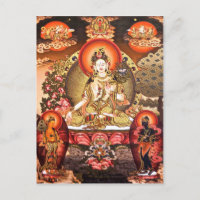 tibetisch-buddhistische Kunstpostkarte