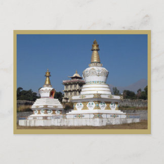 tibetisch-buddhistischer Stupas Postkarte