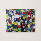 tibetisch-buddhistisches Gebetsfahnen Puzzle (Horizontal)