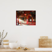 tibetisch-buddhistisches Kloster Räume Ansicht Poster (Küche)