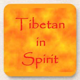Tibetisch im Untersetzer Spirit-cork