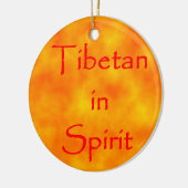 Tibetisch in Spirit-Circle-Ornament Keramikornament (Links)