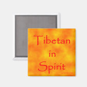 Tibetisch in Spirit-Magneten Magnet (Vorderseite/Rückseite)