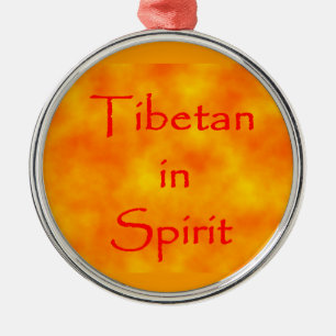 Tibetisch in Spirit-prem-Rundschmuck Ornament Aus Metall