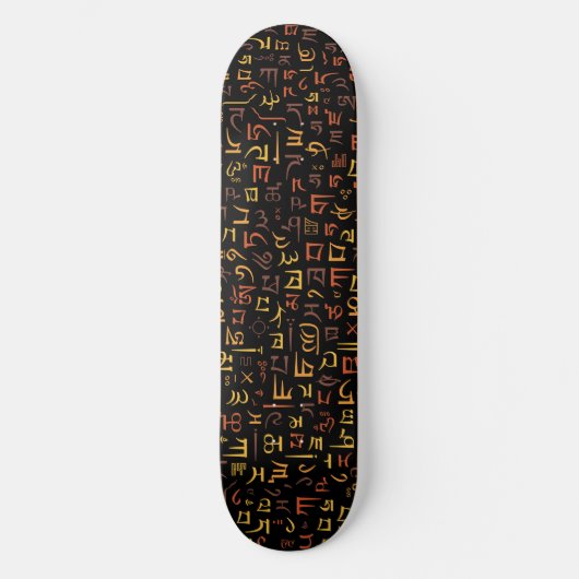 tibetisch skateboard (Vorderseite)