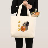 Tibetisch-Spaniel Boo Jumbo Stoffbeutel (Vorderseite (Produkt))
