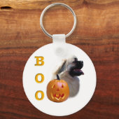 Tibetisch-Spaniel Boo Schlüsselanhänger (Vorderseite)